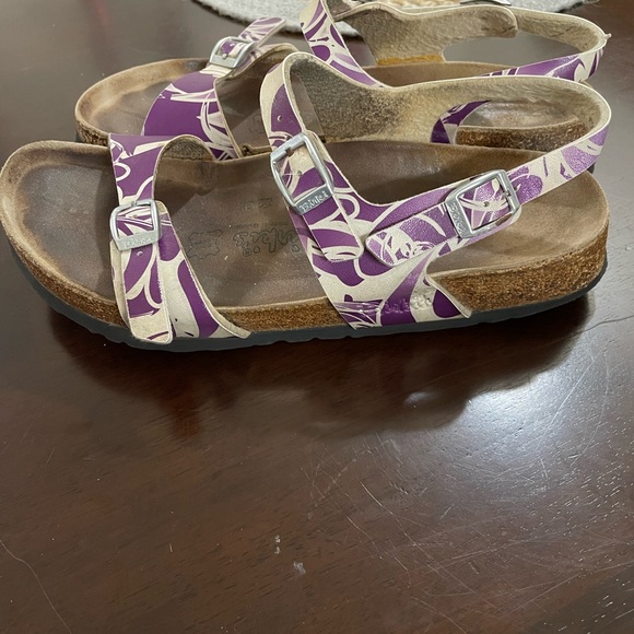 Birkis by Birkenstock 39 250 L8 M6 Womens Size 8 Purple - Picture 4 of 13